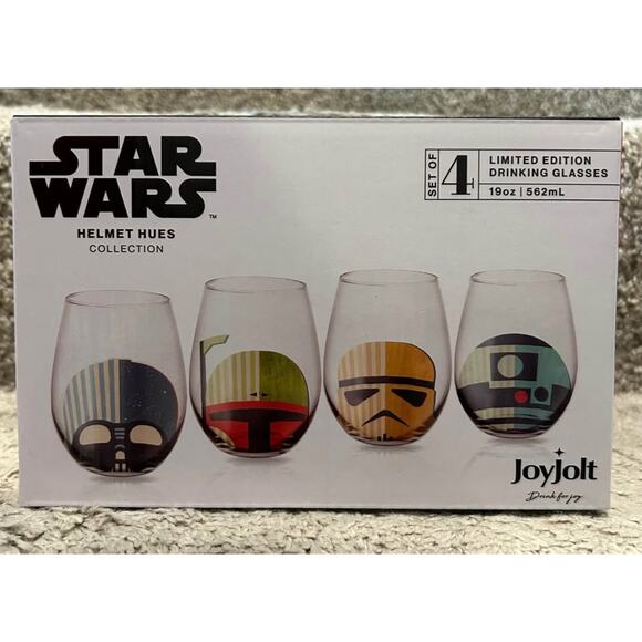 Star Wars Helmet Hues Collection Drinking Glasses - LIMITED EDITION - Picture 1 of 6